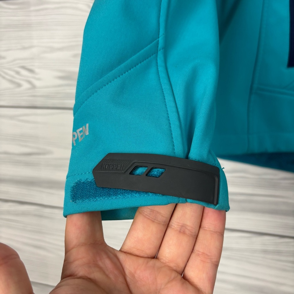 KOPPEN Tundra Biome Soft Shell Blue Jacket Size Large - Picture 3 of 14